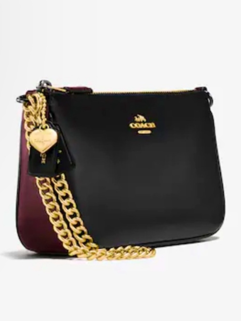 RARE Coach x Selena Gomez Nolita Leather Bag Wristlet